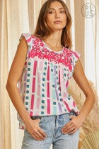 Pom Pom Dolman Blouse